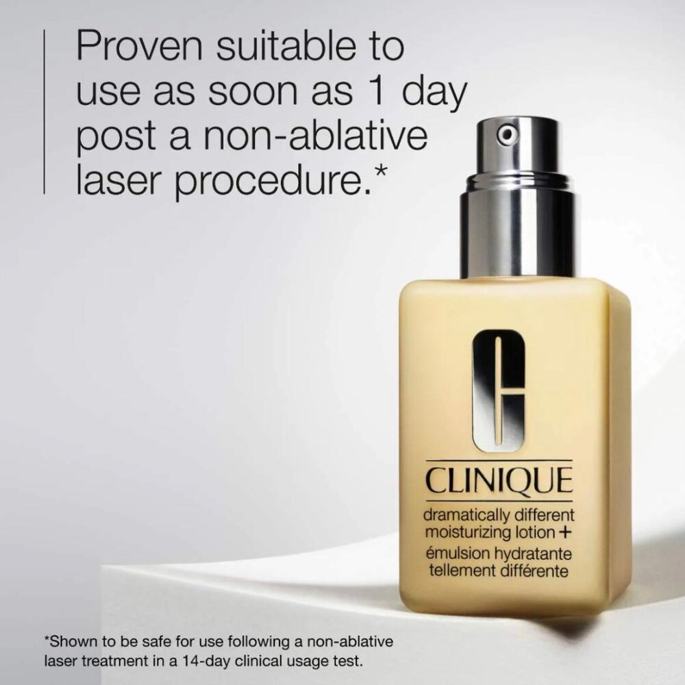 CLINIQUE DRAMATICALLY DIFFERENT MOISTURIZING LOTION WITH PUMP 4.2 OZ 125 ML - Picture 3 of 3